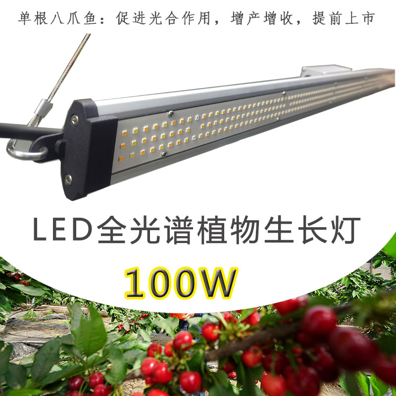 全光譜LED植物生長燈八爪魚100W定制光譜五檔調(diào)節(jié)180w燈條補光燈